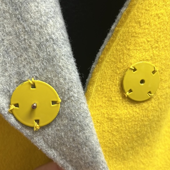 Oversized Wool Blended Trench Coat - Picture 3 of 5